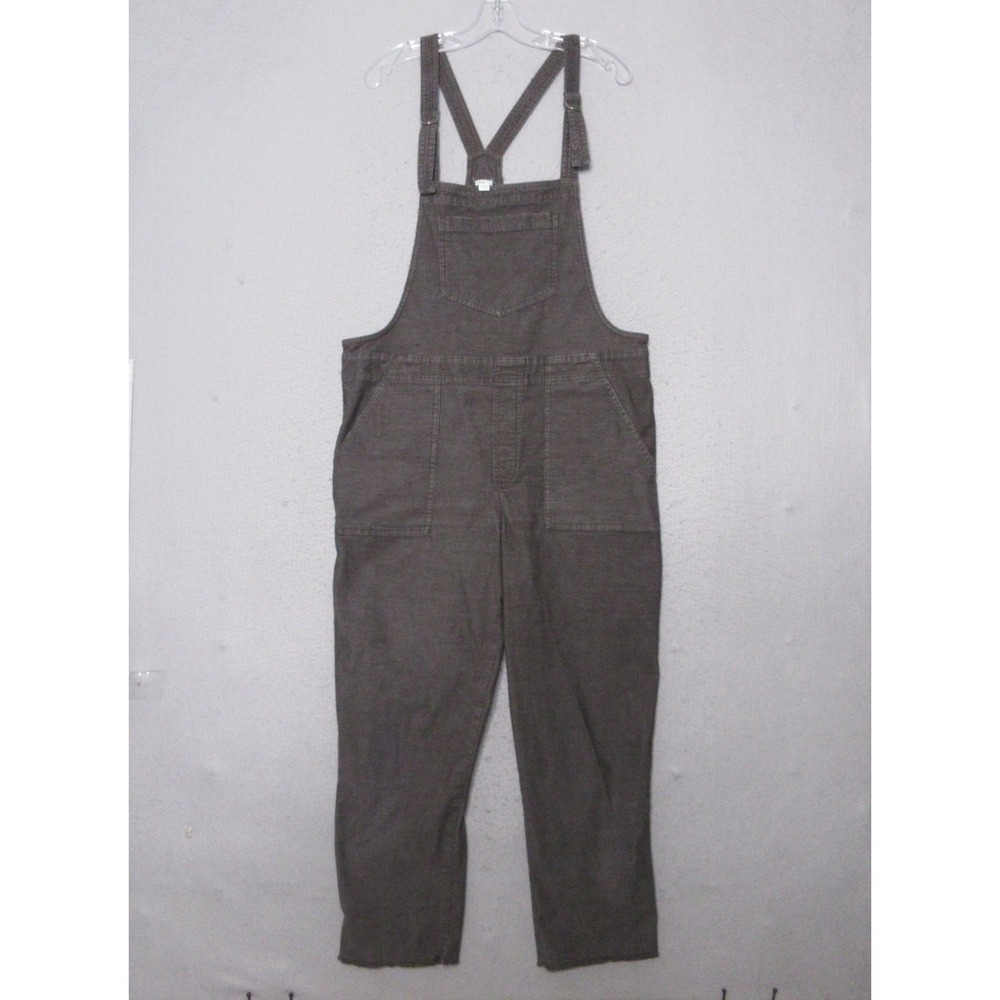 Aerie Overalls Corduroy Relaxed Boho Cottage Core Fall Minimalist Fray Hem